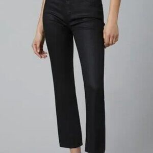 DL1961 Patti Straight High Rise Vintage Ankle Black Coated size 26